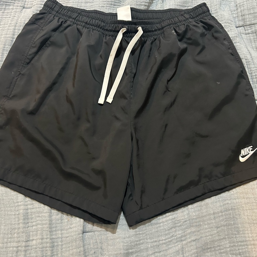 Nike Men's Black Shorts woven flow